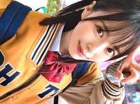 【素人×女学生】ど痴女な未成年女子！めっちゃ感じやすくクラスでも人気者のスリム神ボディな幼い女学生！