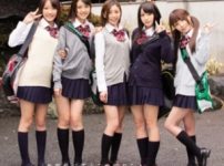 【女子校生修学旅行】一番楽しい旅行先で恥ずかしそうにパコられナカダシされるJKたち