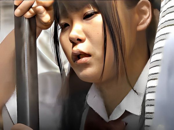 ＜バスちかん＞幼い大きなおっぱいな制服女子学生を羞恥させる鬼畜の強姦凌辱！リモバイ調教で失禁するお漏らし奴隷を大量潮吹き強制性交♡＜屋外＞