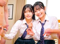 ＜女学生×淫乱企画＞「ねぇちょっとぉ♡近いって…♡」美女女学生が謝礼に釣られ淫乱企画！目の前のフル勃起肉棒に夢中で…♡