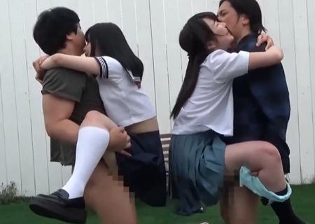 【姫川ゆうな 矢澤美々】仲良し家族がバーベキューがてら娘を交換して種付！でもやっぱ娘のマンコの方が気持ちええなｗ