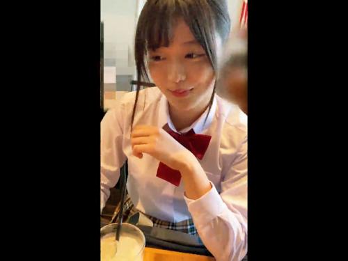 ＜素人映像＞顔面偏差値が77点なカワイイ女の子高生をハメ撮り！SNSでGet出来た美女の子にゴム無しナカダシｗ＜幼いマンJK＞